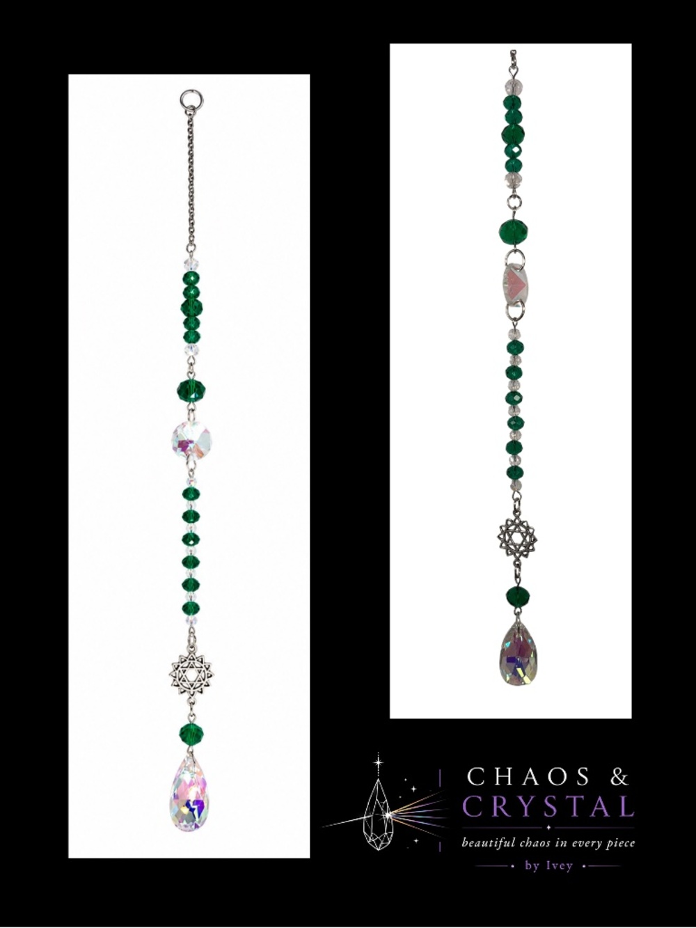 Chakra Series Green Sun Catcher